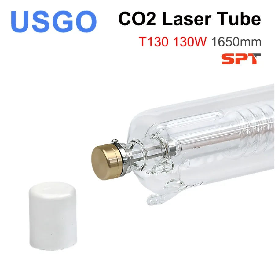 

USGO SPT T130 130-150W Co2 Laser Tube Length 1650mm Dia 80mm for CO2 Laser Engraving And Cutting Machine