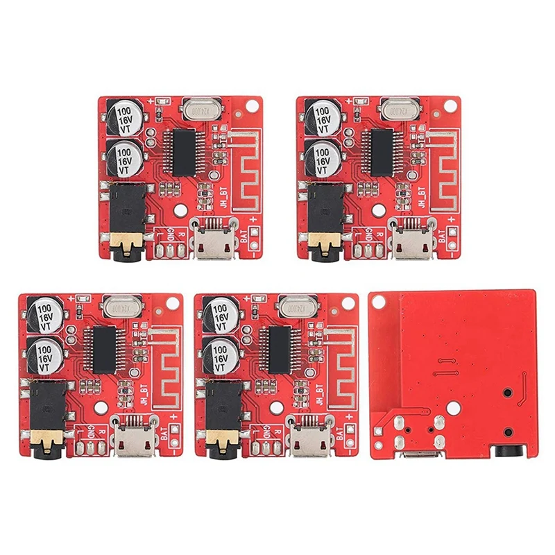 Hot 10PCS DIY Bluetooth 5.0 Receiver Board Lossless Decoder Board Wireless Stereo Music Module,Speaker Amplifier Module