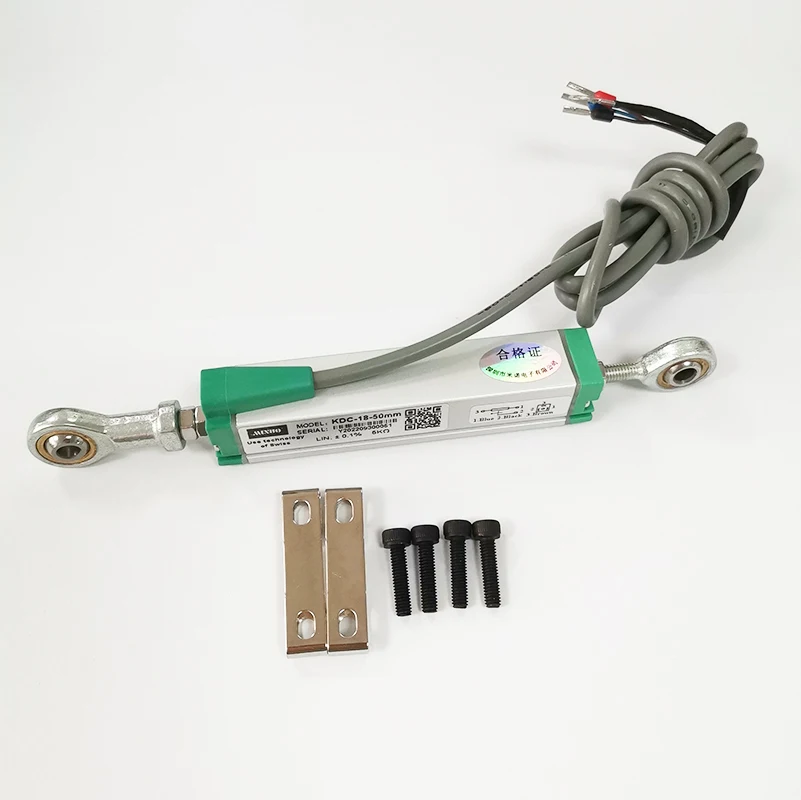 Sensor de Posición de Desplazamiento KDC-18-125mm 5K Ohm 125mm 0-5V 10V 4-20mA KDC18, Sensor de Resistencia, Sensor Analógico