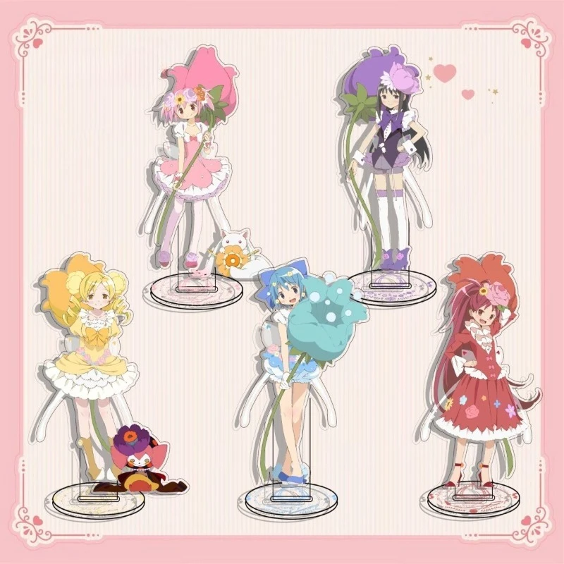 

15cm Puella Magi Madoka Magica Acrylic Stand Figure Kaname Madoka Akemi Homura Anime Peripheral Creativity Desktop Ornament
