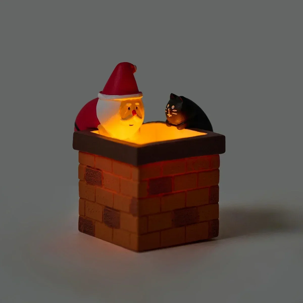 Chimney Santa Ornament! Will Glow New Year's Creative Christmas Gifts