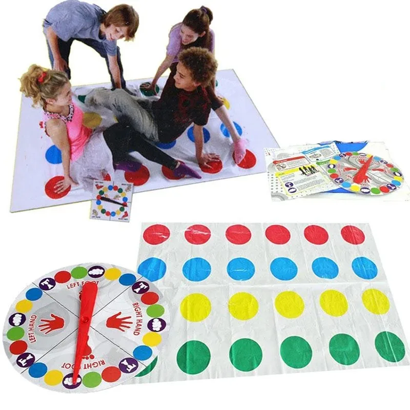 

Family Party Games Multiplayer Parent-child Indoor Outdoor Toy Group Sport Interactive Twister Game Dance Mat Outdoor Fun Sports