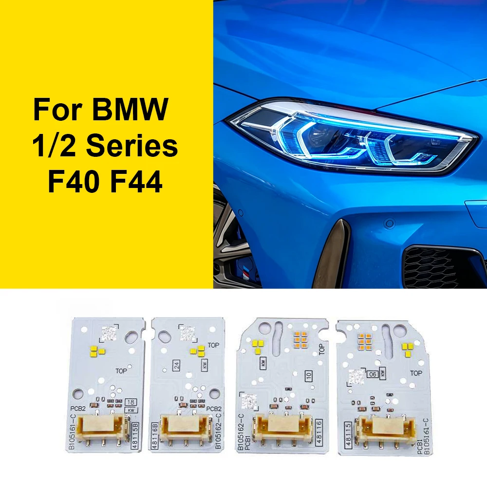 Suitable for Bmw 1 2 Series F40 F44 2019-2022 Models Blue Red Yellow Daytime Running Light Chip Angel Eye Light Source Board