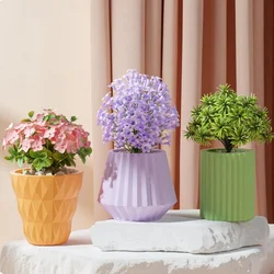 Big Circular Resin Vase Silicone Mold Diy Nordic Style Handicraft Home Vase Concrete Cement Gypsum Silicone Mold