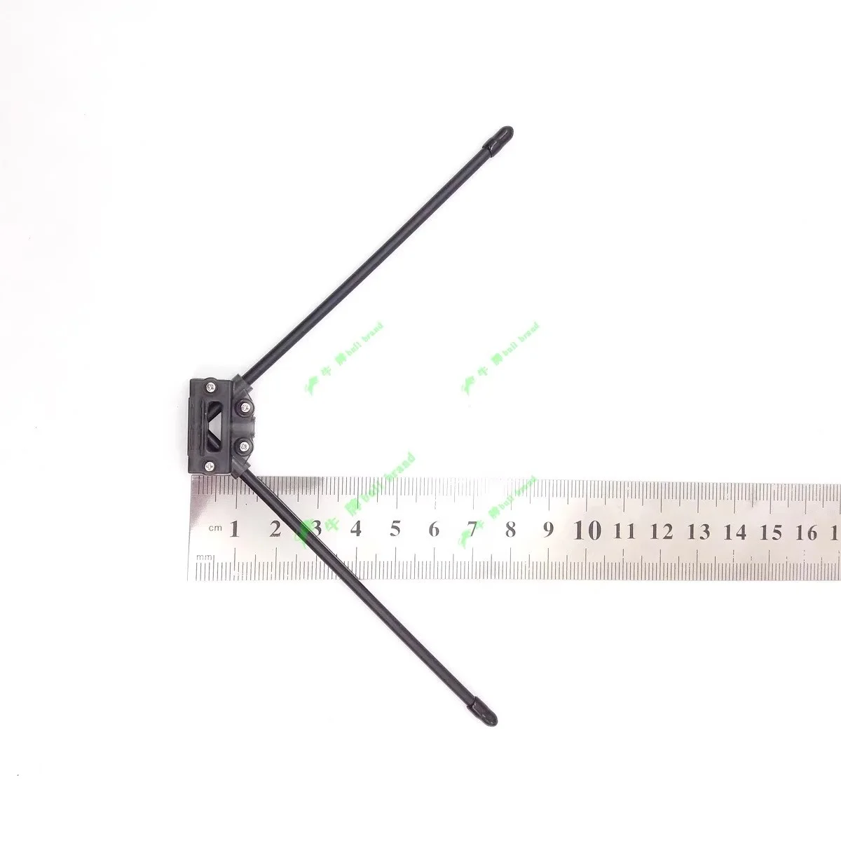 3Pcs V-Shape FPV Antenna Mount Set w/ Receiver Holder - Omnidirectional Tool-Free Swivel & Vibration Damping for DJI O3/ELRS/Gho