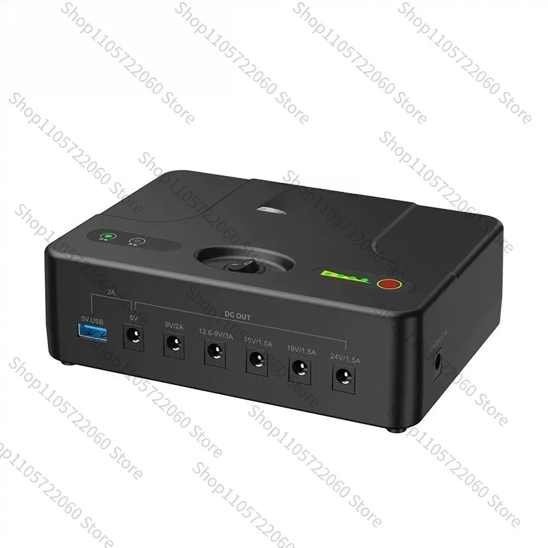 For 42000mAh UPS Backup Lithium Battery Multi Output 5V 9V 12V 15V 19V 24V Portable Power Supply