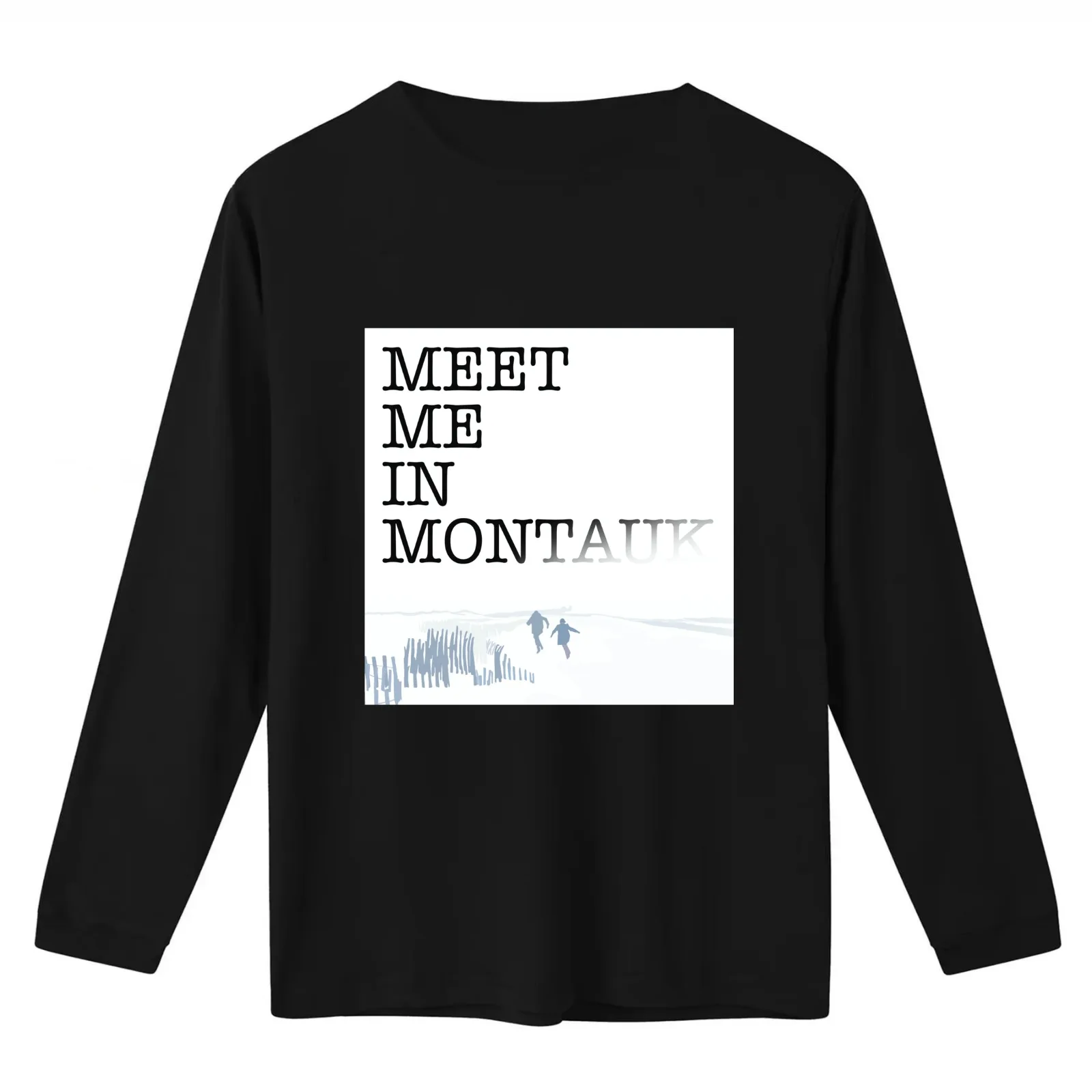 Clementines Montauk Invitation: A Minimalist Tribute to Eternal Sunshine T-Shirt Summer Casual Cotton Tee Unisex Men Women