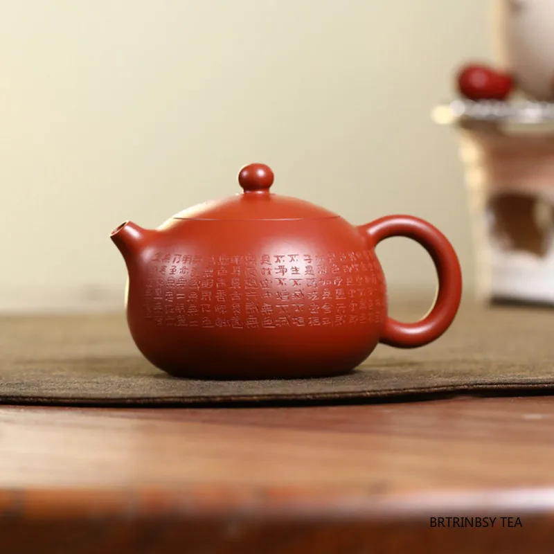 210ml Handmade Yixing Zisha Teapot Raw Ore Zhu Mud Xishi Tea Pot Beauty Tea Infuser Kettle Chinese Tradition Purple Clay Teaware