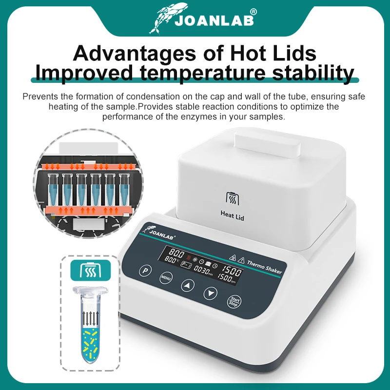 JOANLAB Digital Display Heating Dry Bath Incubator Laboratory Equipment Constant Temperature Heater Dry Bath Incubator Shaker