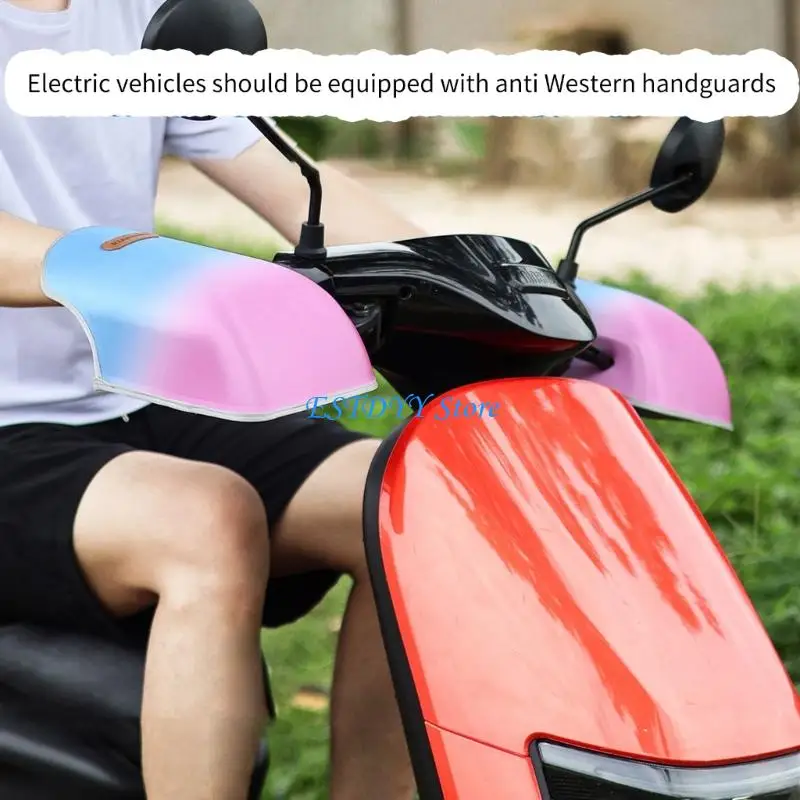 

G6DE мотоциклетные рули, муфты, дышащие поручни, солнцезащитные перчатки, ветрозащитный чехол на ручку мотоцикла, прочный