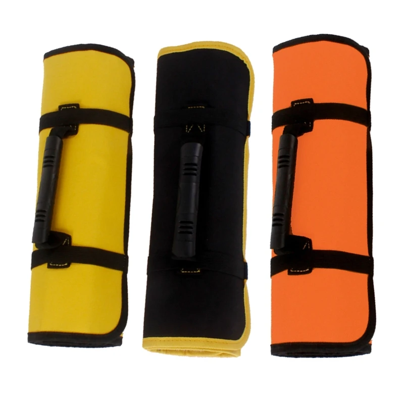 

Electrician Tool Multifunctional Roll Up Tool Multi Pockets Storage Bag for Mechanic Carpenter Hobbyist