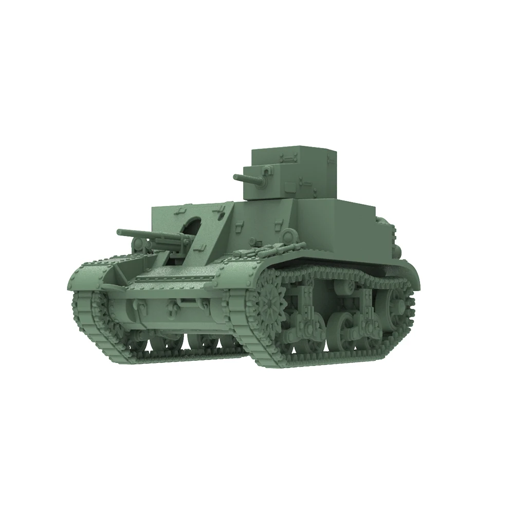 

1/220 1/160 SSMODEL SS808 Railway Military Model Kit US T3 HMC Tank Destroyer