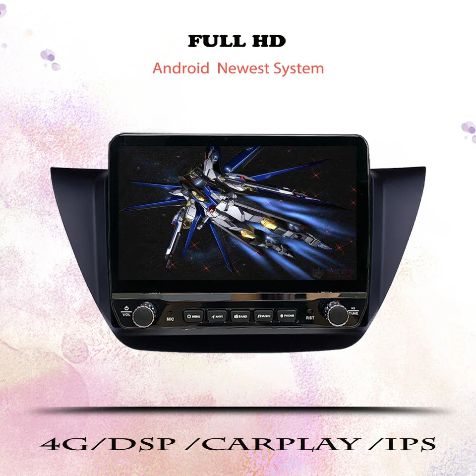 For Mitsubishi Lancer CS 2000-2010 Car Radio Audio Multimedia Video HU Head Unit With GPS Navigation Android 14 8G ram 2Din Auto