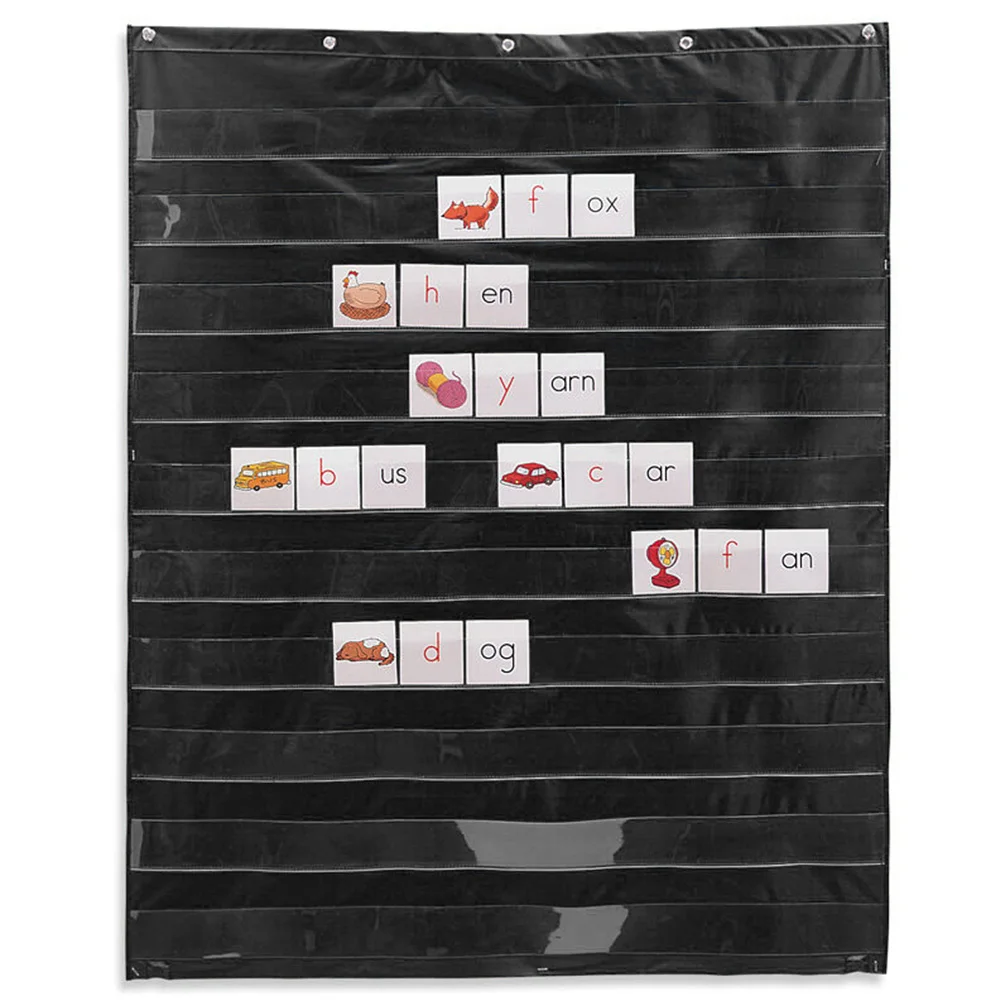 10 بطاقة إدخال عرض عملاقة قابلة للطي للفصل الدراسي، مخطط جيب سهل التركيب، منظمة تعليمية لتوفير المساحة