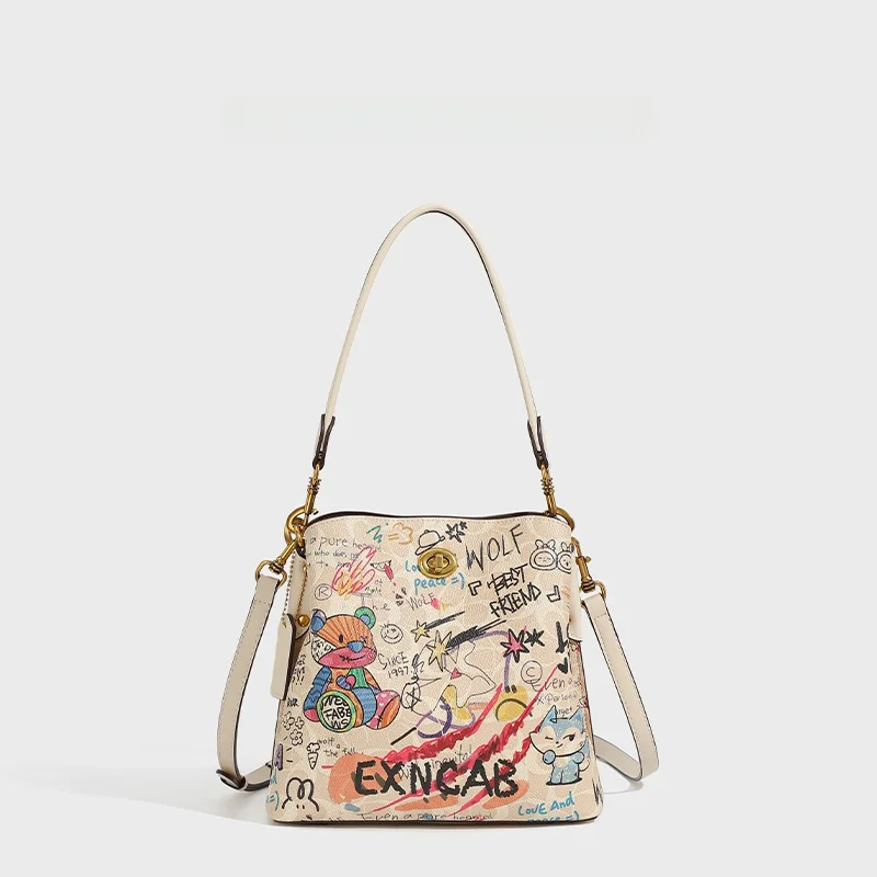 

fiti Design Leather Buet Bag Single oulder Bag Small Batch Design High-End Feelings Women's Crossbody Bag Charine&Kath