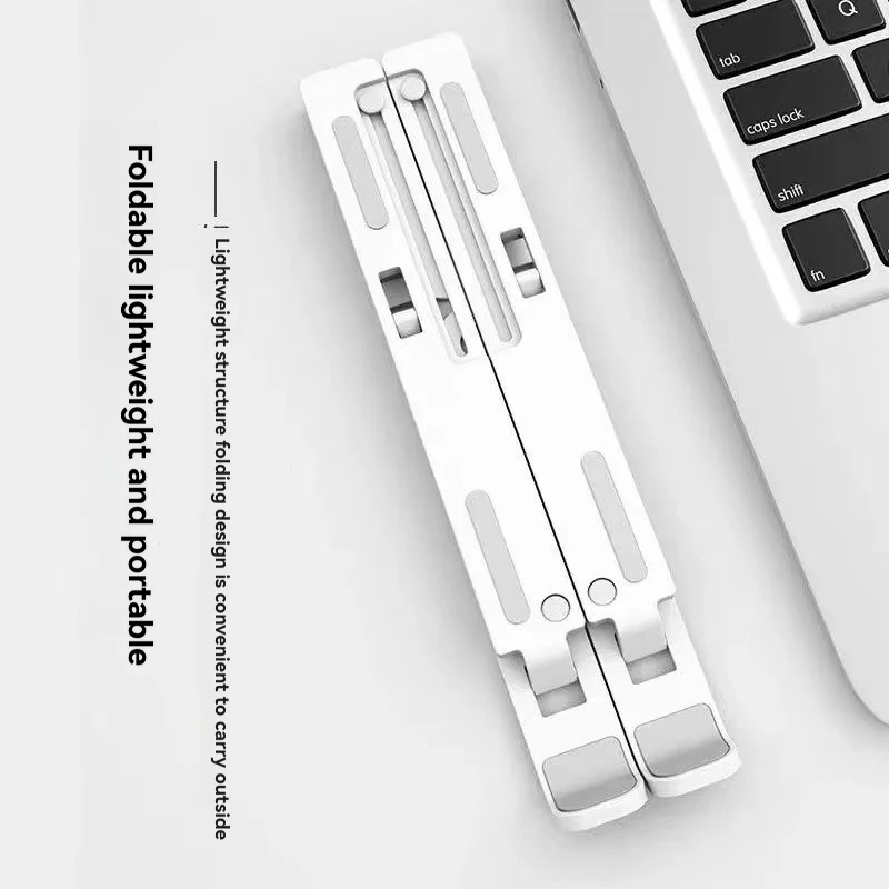 Foldable Laptop Stand Cooling Notebook Bracket Adjustable Ergonomic Laptop Support Base Holder Laptop Tablet Accessories Stands image 4