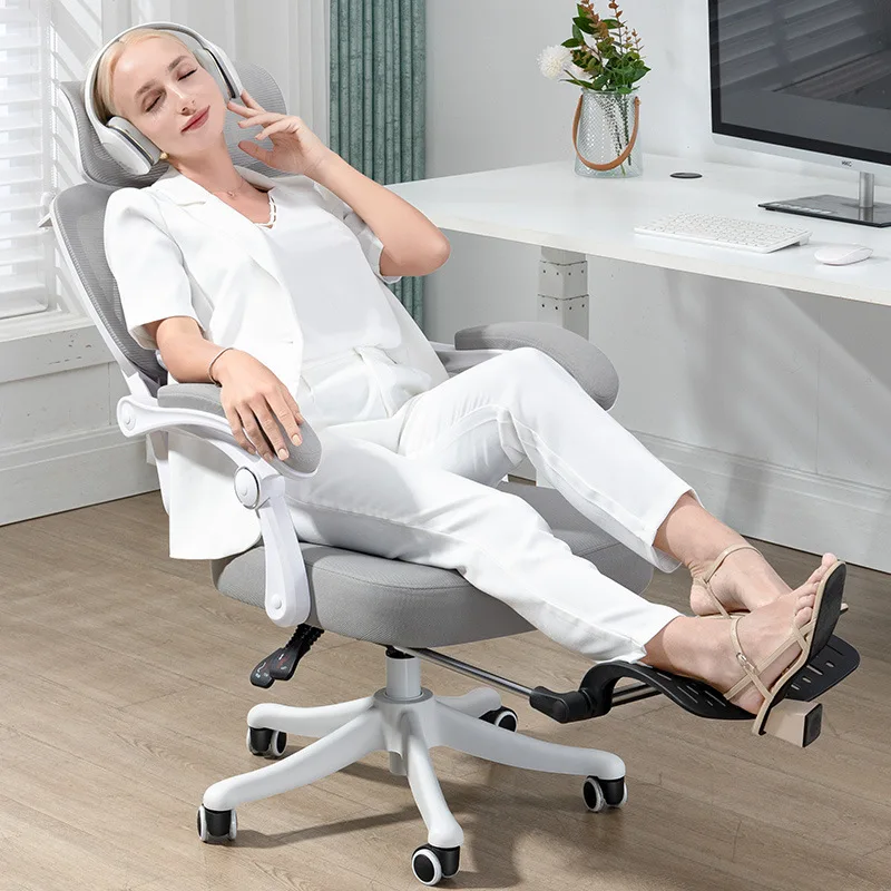 Ergonomic chair, breathable office chair, reclining dormitory chair, sedentary and not tired computer chairsturdy and durable view 6