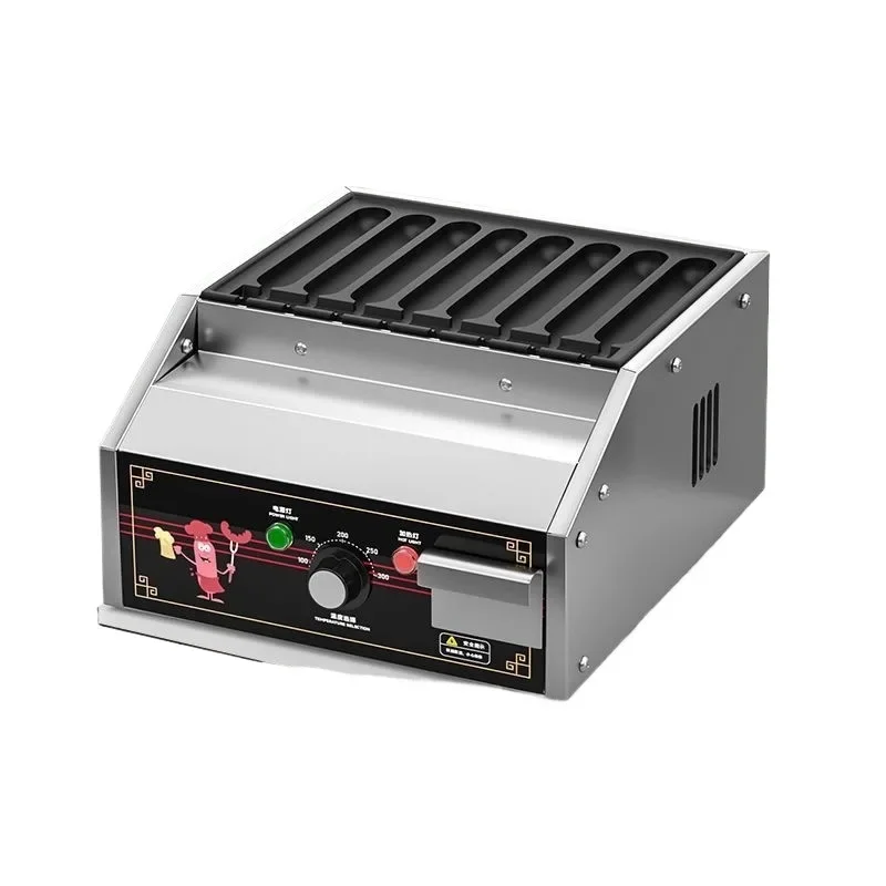 Sausage machine, roadside plug-in gold crispy new sausage fully automatic