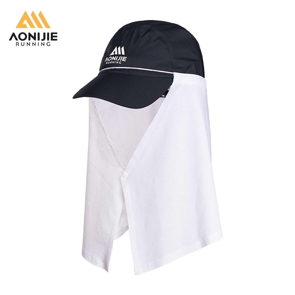 AONIJIE E4640 Cooling Quick Dry Face Neck Cover with Front Button Anti-Slip Sun Protection Shawl Outdoor Sports Face Shield