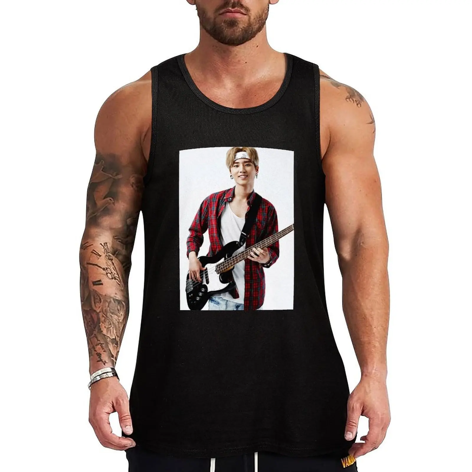 

Day6 - Brian/Young K Tank Top gym clothes man t-shirts for men sleeveless Men's t-shirts