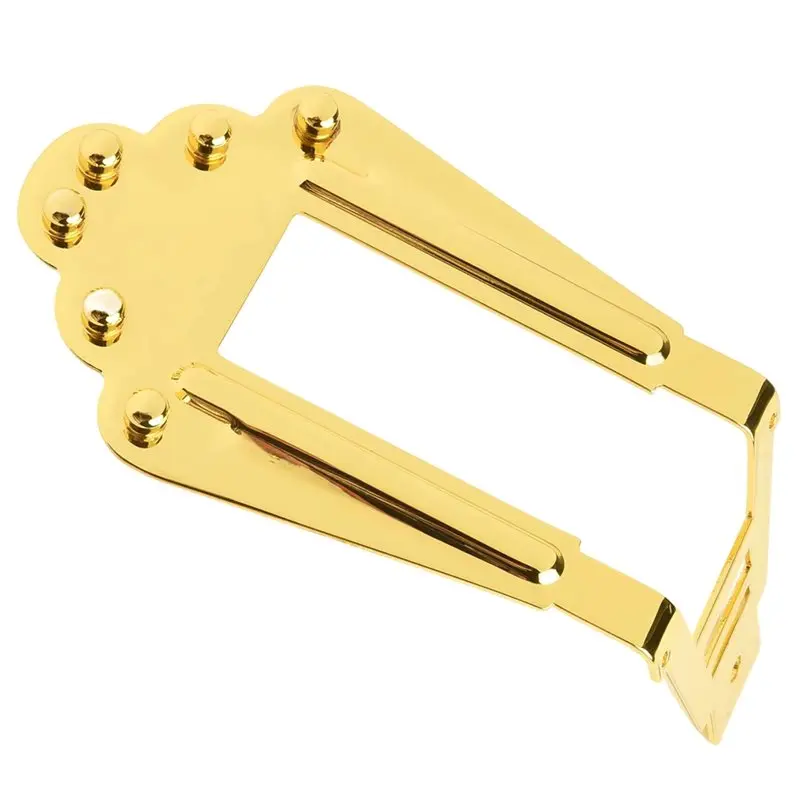 B48B-Designed To Improve Guitar Performance For Jazz And Folk Acoustic Guitar Replacement Tailpiece Bridge With Screws B