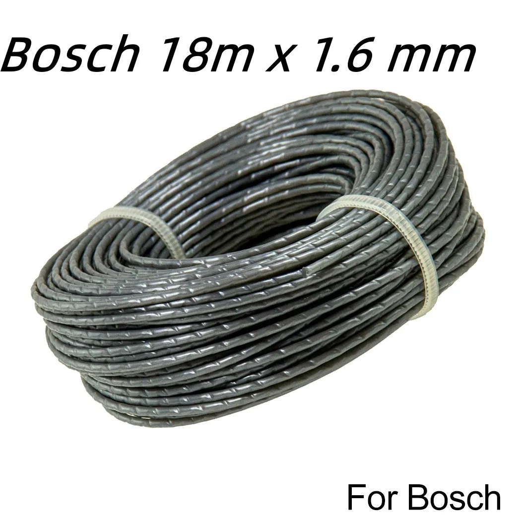 24M * 1.6 Mm Gras Trimmer Lijn Draad Touw Koord Bosmaaier Spool Draad Voor Bosch Art 24 27 30 36 30Li 36Li Grasmaaier Accessoire