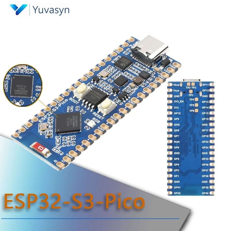ESP32-S3-Pico Development board ESP32 S3 2.4GHz  WiFi Bluetooth Wireless communication module USB Type-C for Arduino