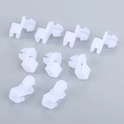 100pcs Door Lock Rod Clip Carpet Floor Mat Clip Defender Door Card Interior Weatherstrip Moulding for Car Fender Bumper Door