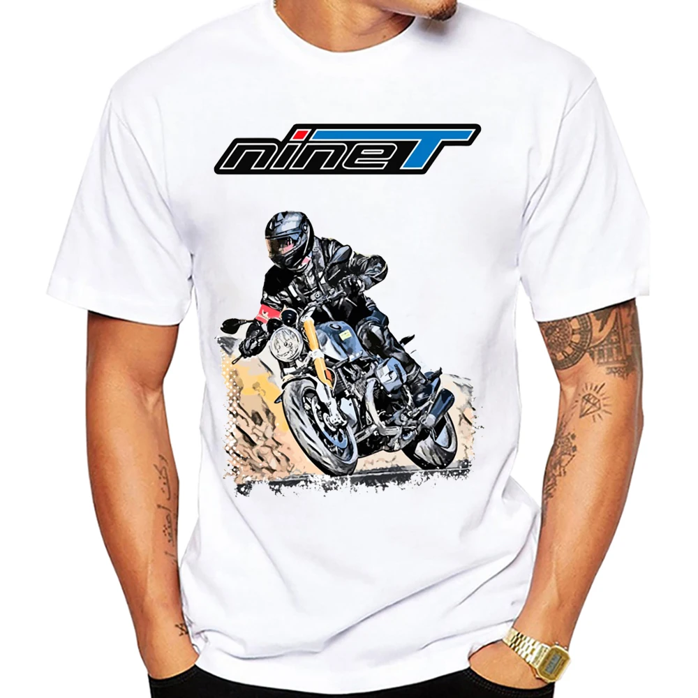 Классическая мужская футболка R Nine T Scramblr ретро-футболка R1250 GS с коротким рукавом, футболки для мальчиков с приключениями в горном стиле для езды на мотоцикле