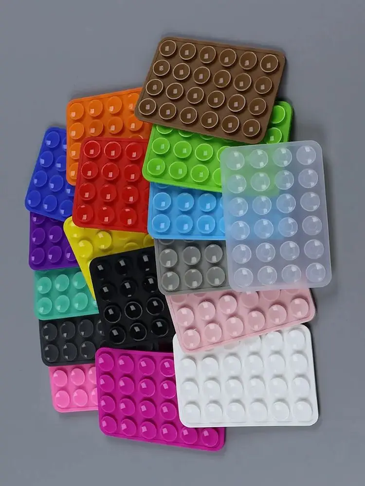 Ventouse forte Double face, enroulement en silicone antidérapant pour téléphones mobiles, support universel pour téléphone portable, 1 pièce