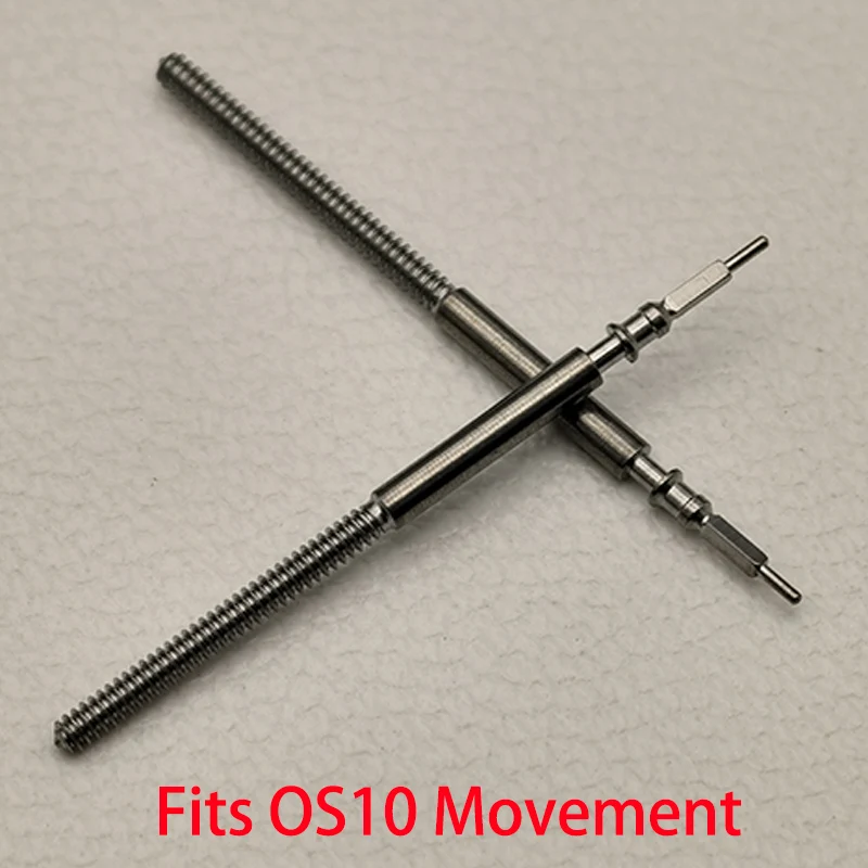 2PCS/4PCS OS10 Watch Crown Stem Spare Parts Crown Watch Steel Stem Kit Fits OS10 OS20 OS60 Automatic Mechanical Movement Stem