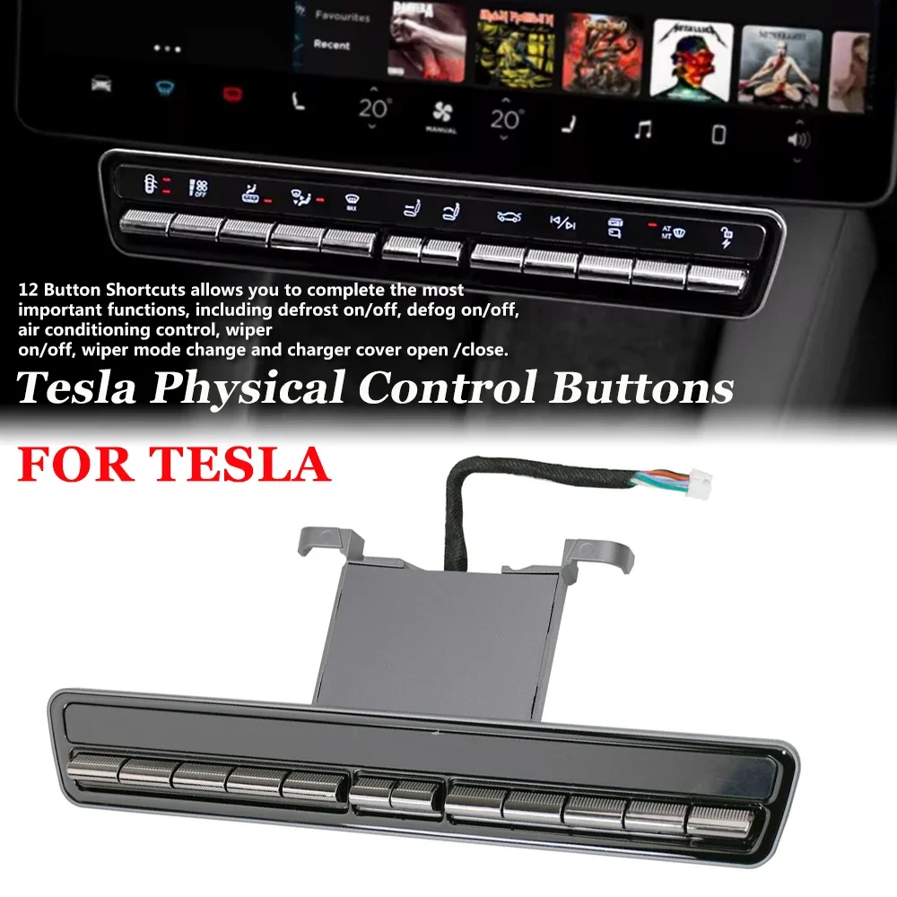 Per Tesla Model 3 Y 2019-2023 2024 pulsante di controllo fisico accessori Tesla pulsanti interruttore pannello di controllo centrale multifunzione