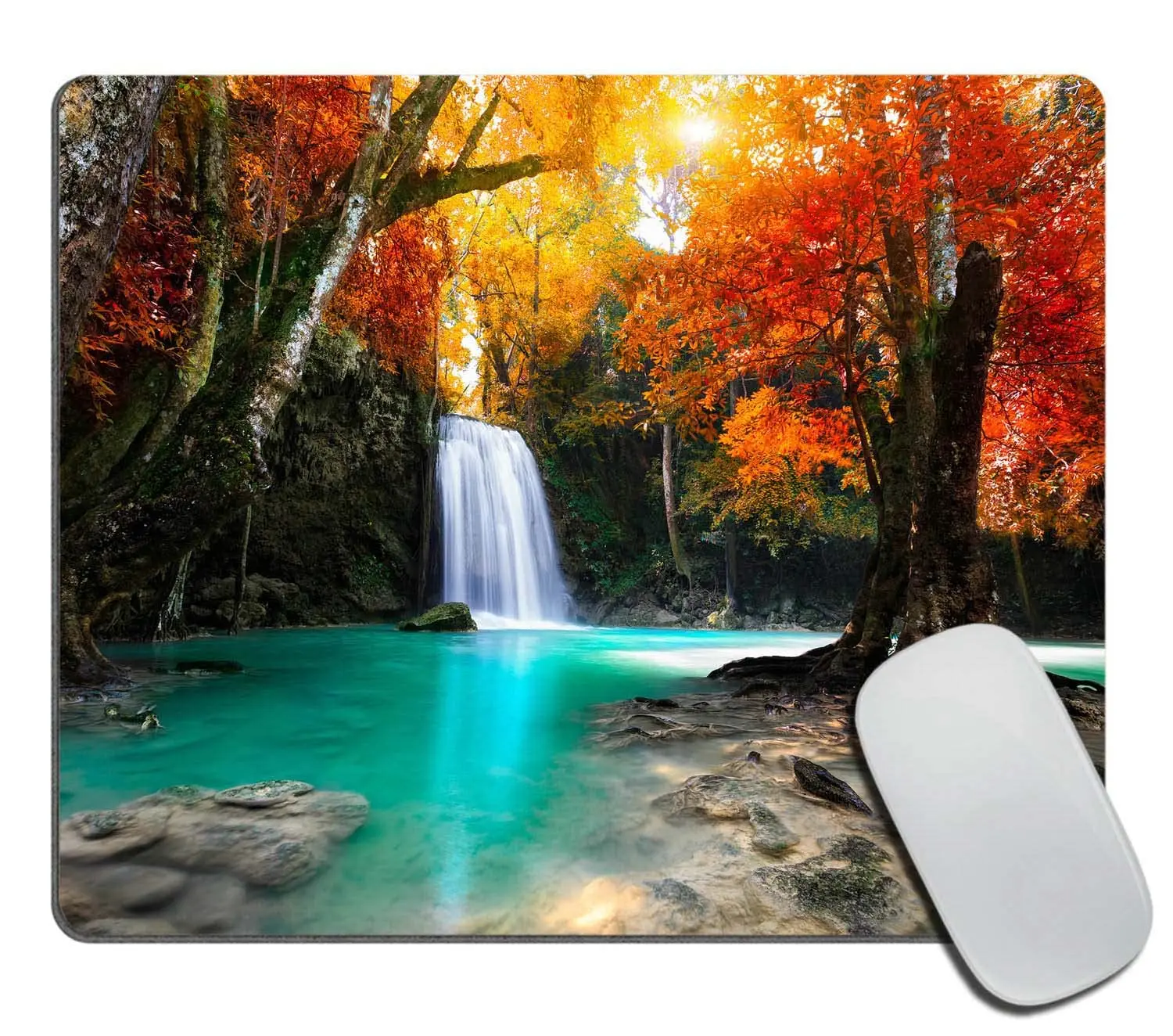 

High Quality Natural Scenery Printing Gaming Mousepad Gamer Mouse Mat Keyboard Mats Desk Pad Mousepads 22x18cm For Computer