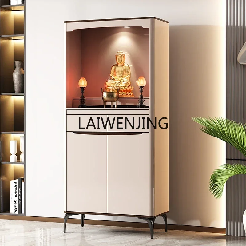 

New Chinese modern light luxury small Buddhist shrine shrine cabinet God of Wealth Guanyin cabinet incense table