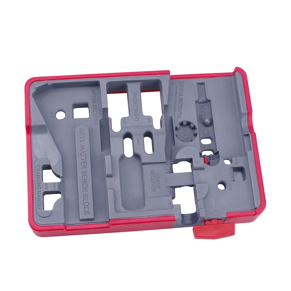 AR15 Master Bench Block Ultra-Tough Construction AR15 Repair Tools Real Avid Bench With 4 Magnet Sturdy Non-slip Surface