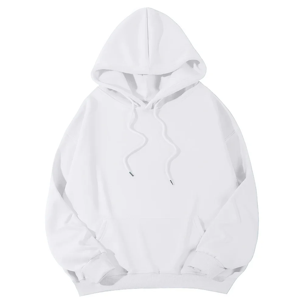 Autumn Winter Fleece Hoodies Fashion Casual Sweatshirts Men Women Harajuku Warm Oversized Pullovers 11 Colors Hip Hop Streetwear