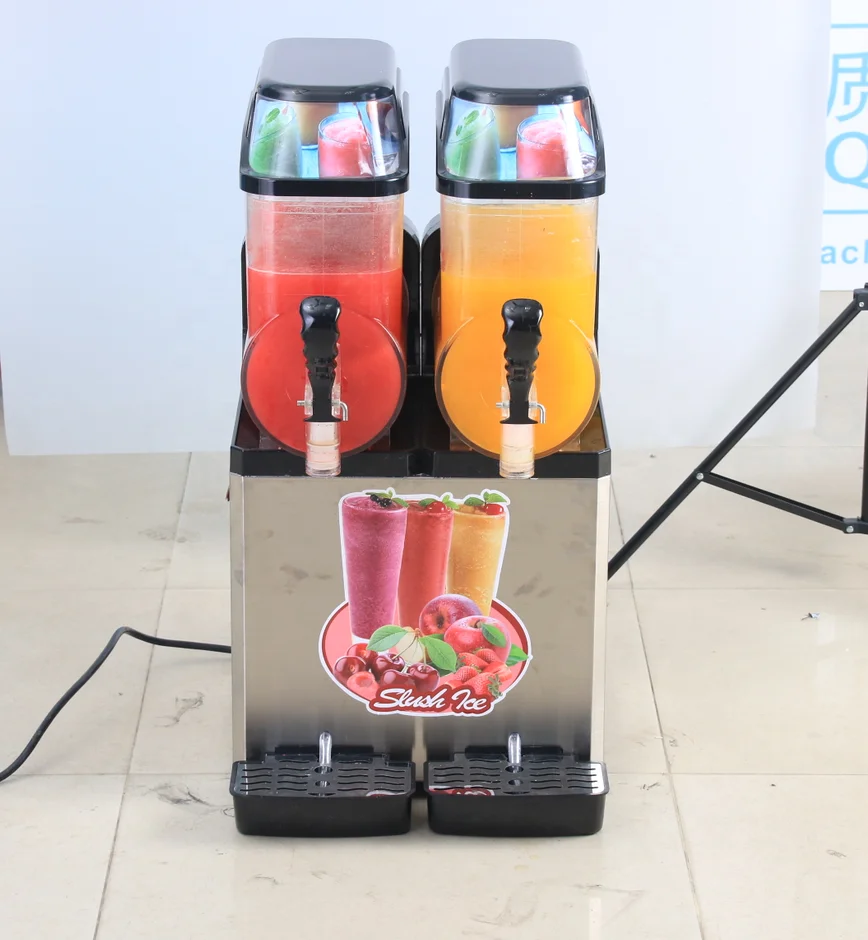 factory direct supply mini double slush and ice cream machine