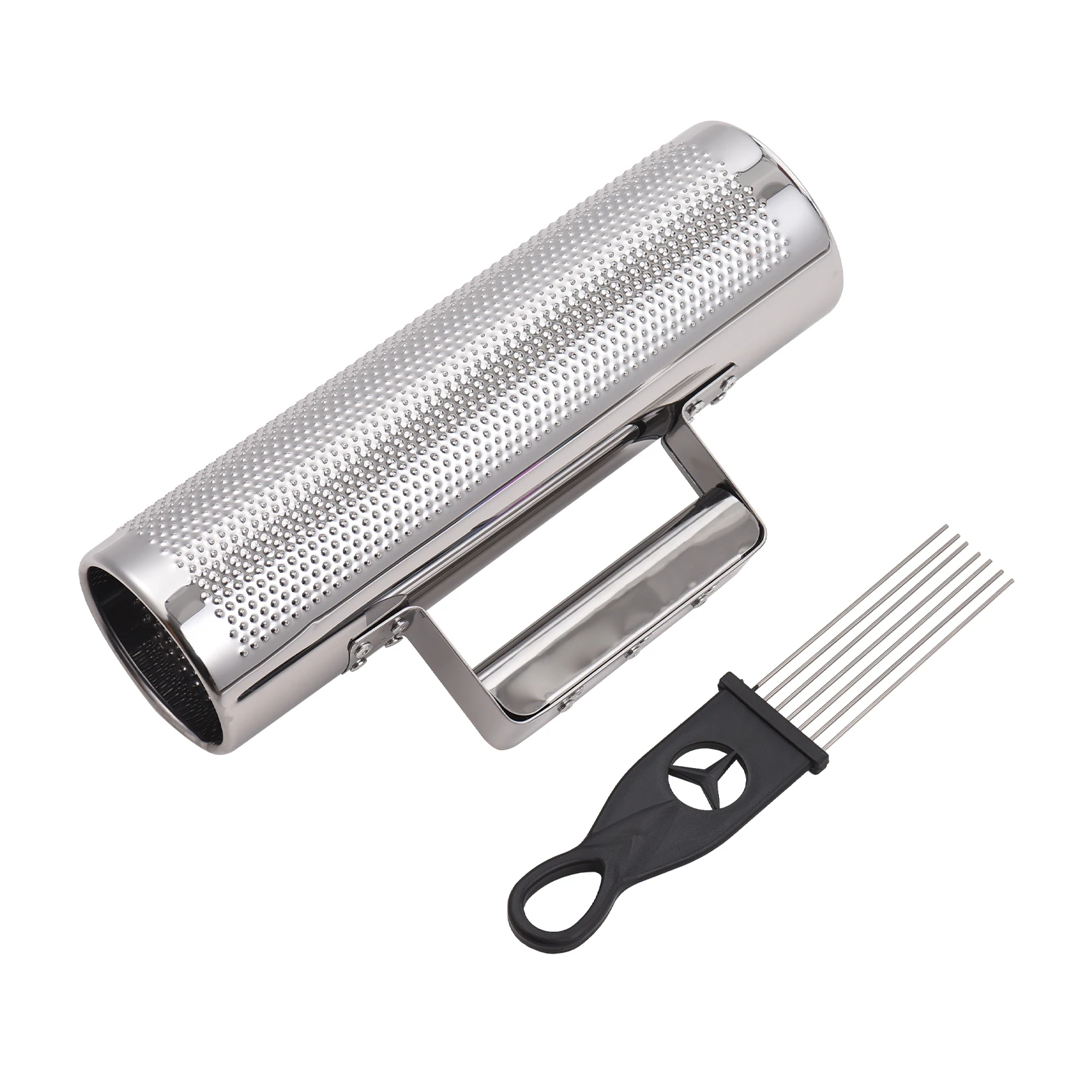 12-Zoll-Guiro-Instrument aus Edelstahl mit Schaber Guiro Shaker Latin Percussion Instrument Guiro-Trainingsgerät für Jazz Band – Detail 8