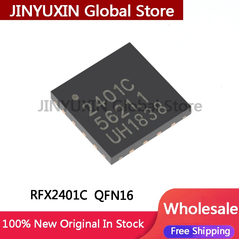 

10-50pcs RFX2401C X2401C 2401C QFN-16 wireless transceiver chip IC In Stock Wholesale