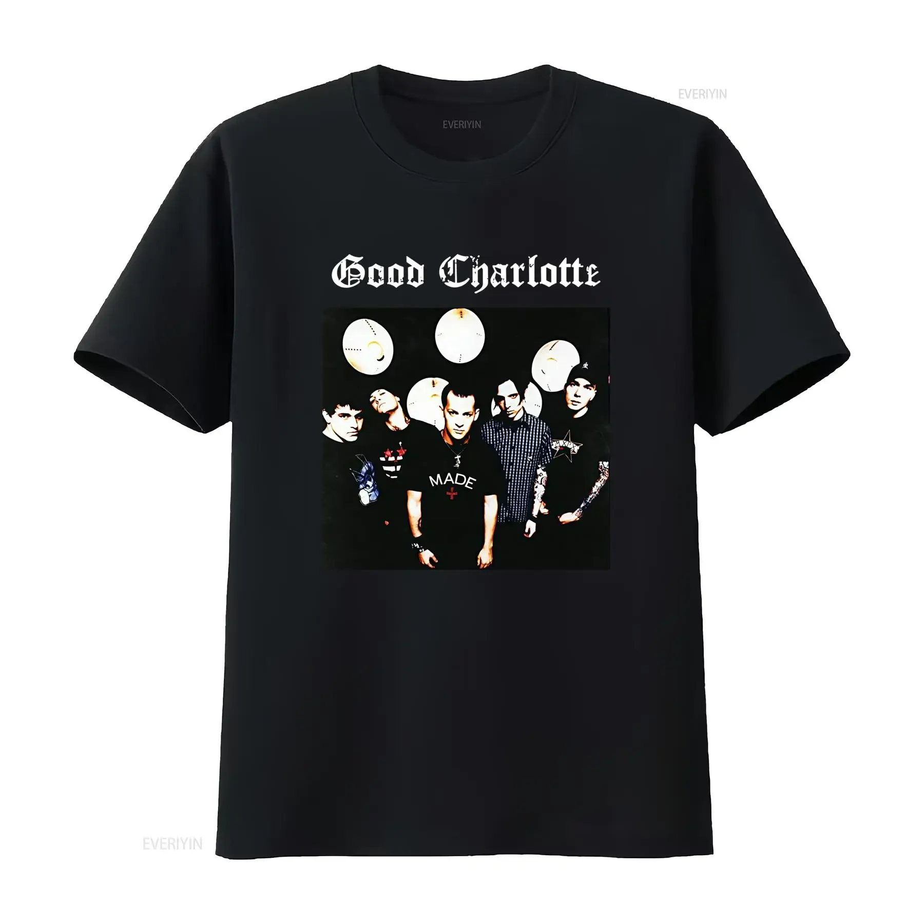 Good Charlotte Logo T Shirt S 4XL Iconic Member Logos GC Initials All Season Fit Casual Officially Inspired Music Group