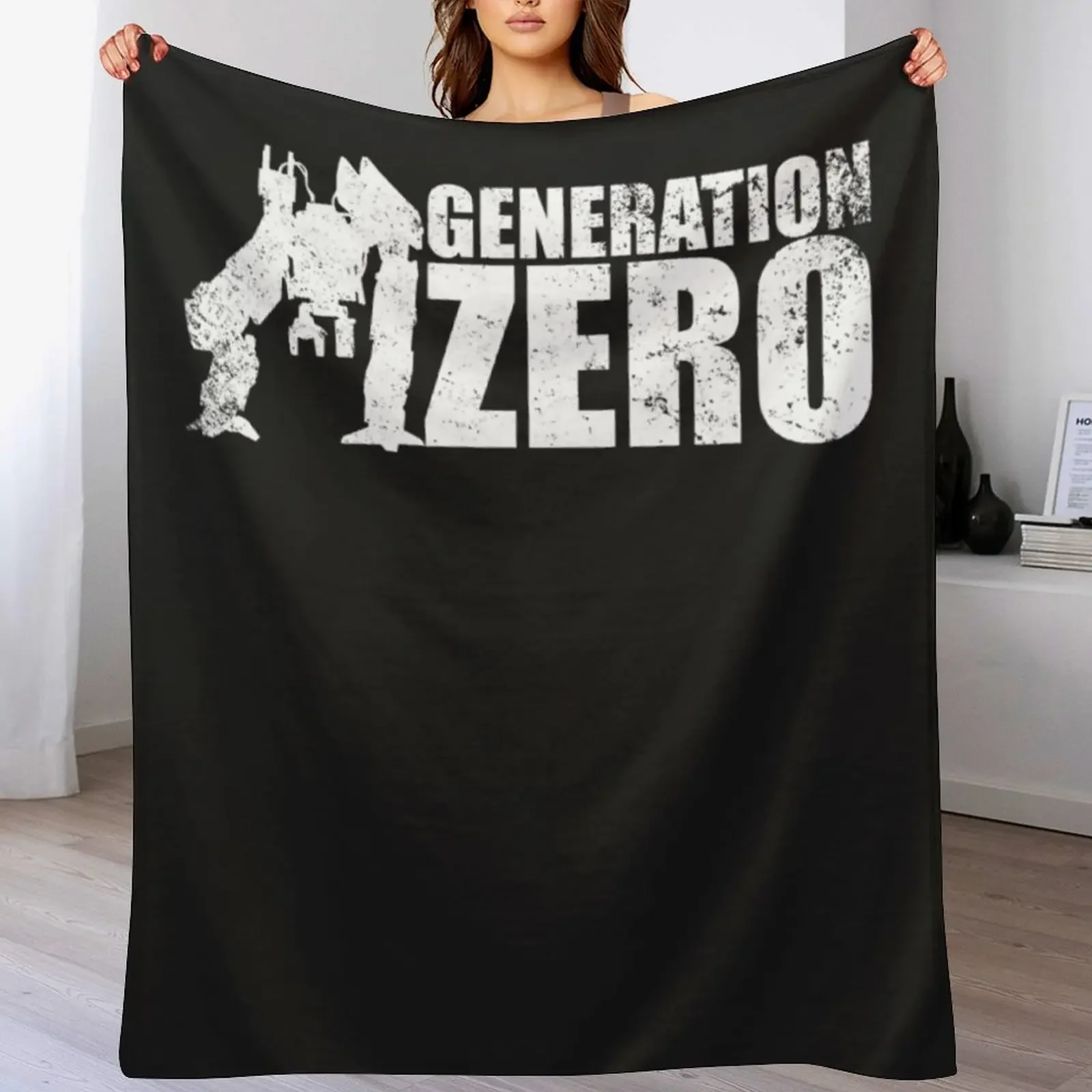 

Generation Zero Game Essential Throw Blanket Personalized Gift Flannel funny gift for babies Blankets