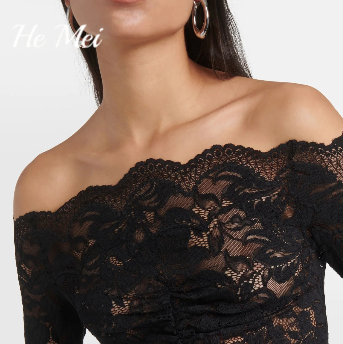 Sexy Prom Dress For Women Strapless A Line Formal Evening Gowns Long Sleeves Off The Shoulder Party Dresses فساتين الحفلات