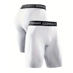 Men Boxers Sports Underwear Underpants Gym Shorts M L XL White Quick-Drying Sweatpants Moisture Absorption Breathable Fitness