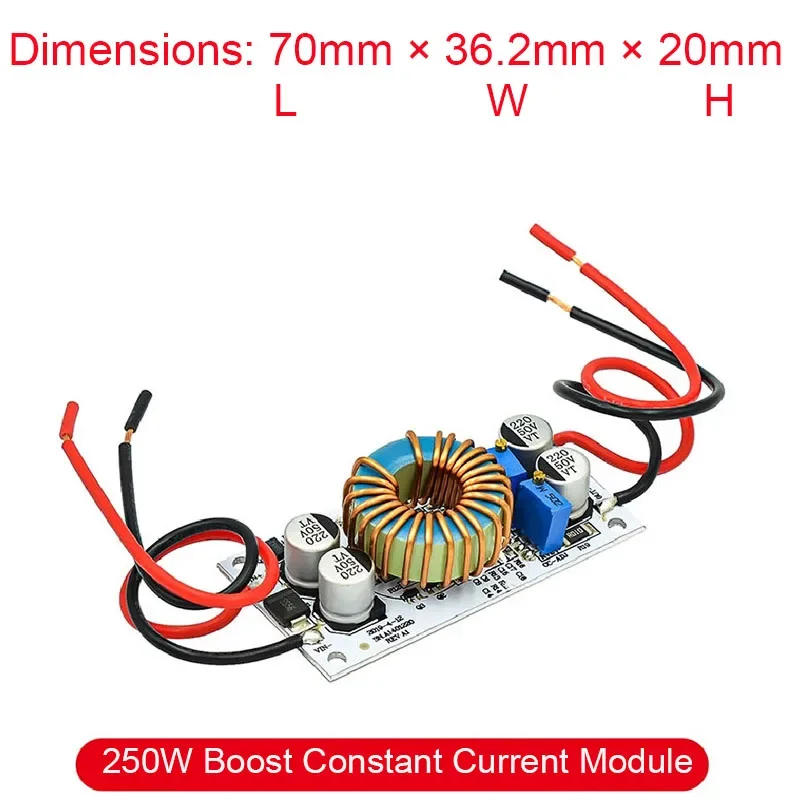DC to DC Boost Converter Module 8V-60V to 7V-90V Adjustable Step Up/Step down Power Supply 5A-20A 120W-1500W Input Output Voltag