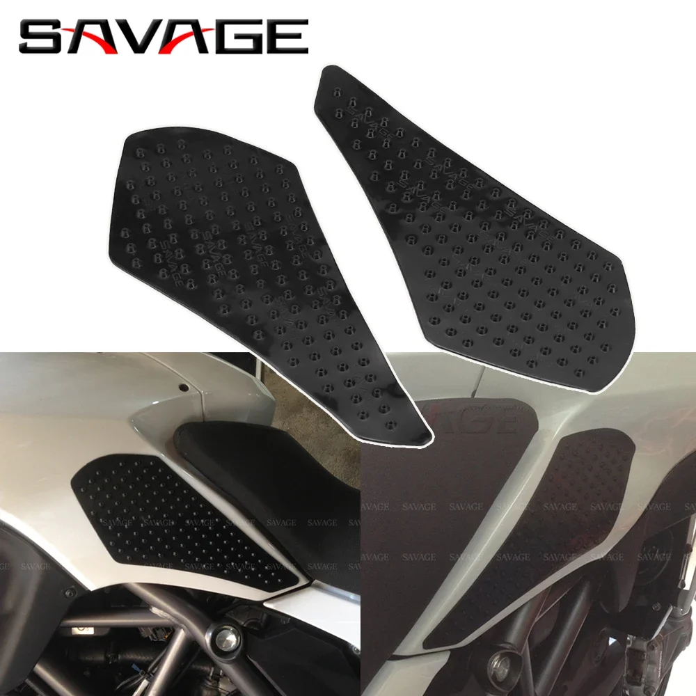 

Motorcycle Tank Pad Sticker For DUCATI Multistrada 1200 Motocross Accessories Side Tankpad Anti Slip Knee Protector 2010-2020