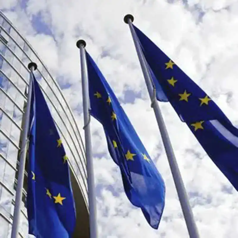 

90x150cm Embroidered EU Flag European Union Outdoor Banner Oxford Nylon Waterproof Brass Grommets National Flags