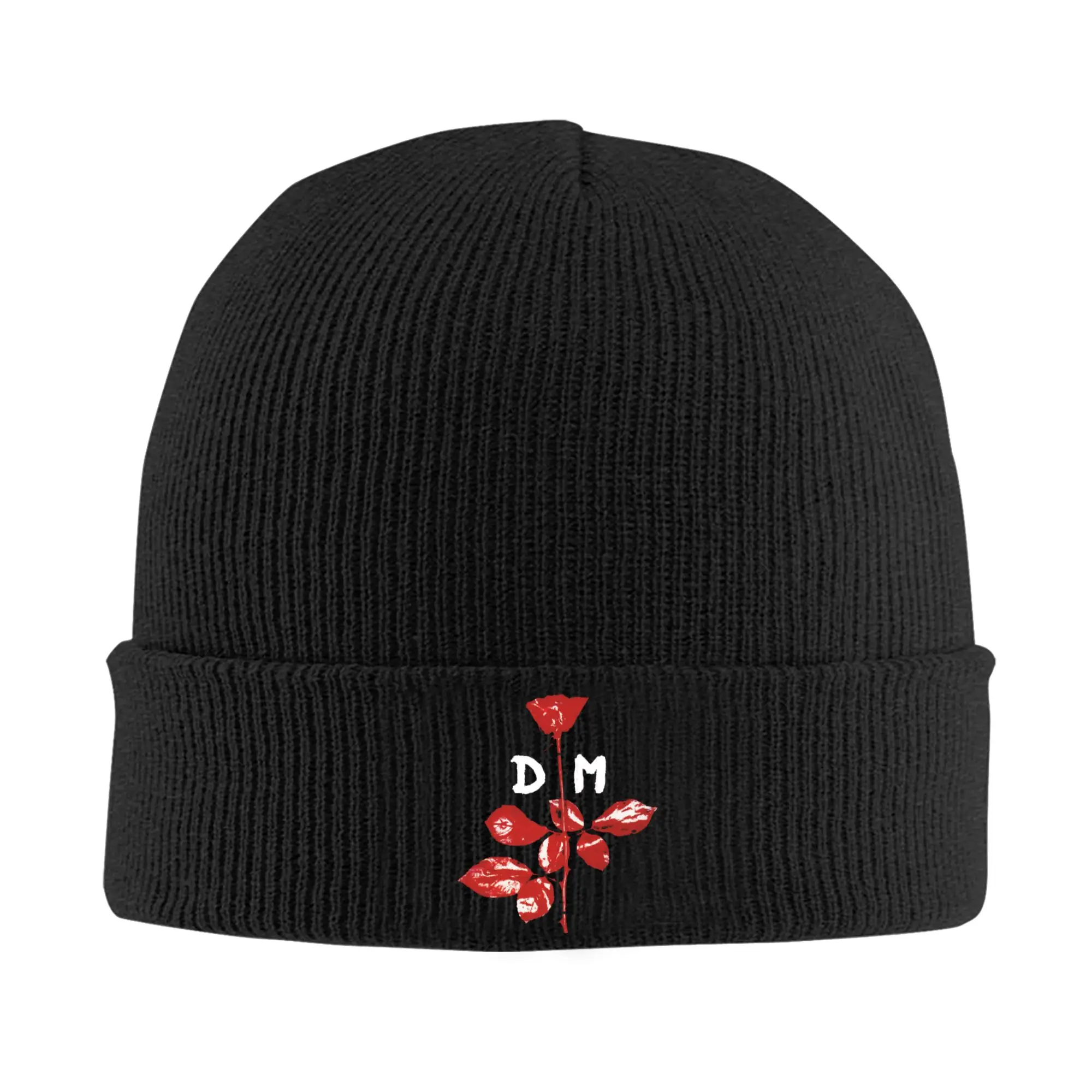 Custom Electronic Rock Depeche Cool Mode Skullies Beanies Caps Unisex Winter Warm Knitted Hat Adult  Bonnet Hats Outdoor Ski Cap