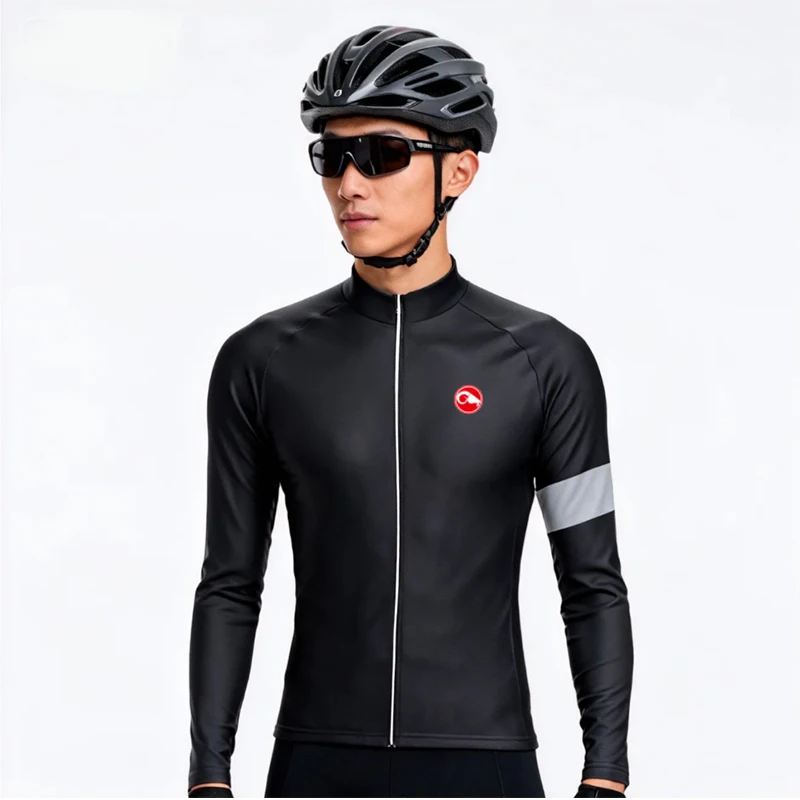 

2026 шоссейный велосипед, летний велосипедный трикотаж с длинными рукавами, одежда для велоспорта, комплект нагрудников MTB, мужская велосипедная униформа Ropa Ciclismo, дышащая