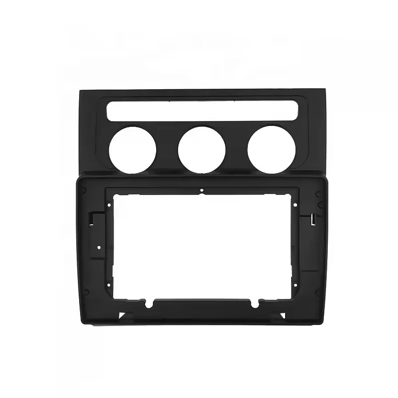 10.1 INCH Radio Fascia for VOLKSWAGEN TOURAN EcoFuel 2004-2008 Double Din Stereo GPS DVD Player Install Panel Surround Kit Frame