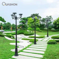 Lampione stradale solare controllo lampada decorativa da giardino luce da prato luce da esterno impermeabile spina da terra luce Villa Home Street Lamp